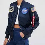 ALPHA INDUSTRIES MA-1 NASA 深藍外套