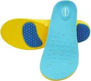 [Happystep] full-length Memory Foam Gel Shoe Insoles, cushioned neutral arch support, excellent shock absorption for heel and ball-of-foot