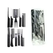 Salon Barber Hairdressing Styling Plastic Brush Comb Set