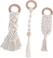 MOBUTOFU Premium Quality Teething Stick Baby Grinding Toy Cotton Rope Safe for Infants