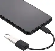 OTG Adapter Type-C to Usb3.0 Adapter Cable Type-C Male to Usb3.0 Female Converter Cable High- Wide Compatibility Black Black