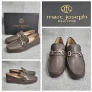 Marc Joseph New York Wall Street Bit Driving Shoe Men's 7 Brown with box NEW