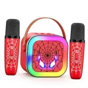 LED Karaoke Machine Toy: Mini Microphone for Kids 4 5 6 7 8 9 10 Year Old Boys