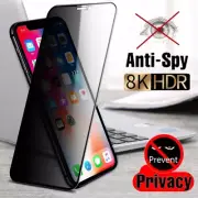Anti-Privacy/Spy Glass Screen Protector For iPhone 16 15 14 13 12 11 XS XR 8 7 6