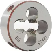 M12 Metric Right Hand Screw Thread Round Die Tool M12×1.5mm Pitch Gauge Thread