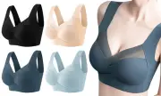 Seamless Wire-Free Bra - Blue