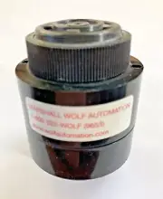 Marshall Wolf Continuous Alarm, 110VAC, potted back, screw terminals, & mtg ring