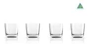 4 x Marc Newson Tritan® Non-slip Forever Unbreakable Whisky/Stemless Wine 285ml - Black