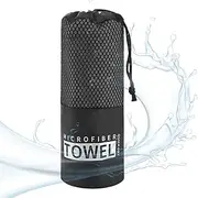 Fast Drying Beach Towel,Quick Dry Microfiber Bath Towel | Workout Gear, Portable Washing Cloth, Camping Accessories, Sandproof for Exercise Fitness