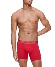 Calvin Klein Men's Boxer Brief, Red Gala, M