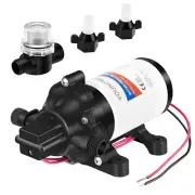 YOUNGTREE Water Diaphragm Pump 12 Volt DC 3.5 GPM 45PSI, On Demand Self-primi...