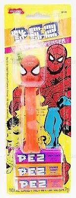 Pez Marvel Spiderman Dispenser & Candy Pez Candy 1985 #00858 NEW