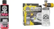 Chemical Guys CWS_402_16BM Big Mouth Soap & Foam Kit - Mr. Pink Foaming Car Wash Soap (473 ml) + Big Mouth Max Release Foam Cannon, Works With Pressure Washer, (2 Items)