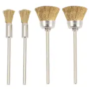 4 Pcs Cleaning Brush Nail Tech Drill Bit Cleaner Bits for Gel Nails