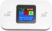 4G LTE Pocket WiFi,4G Router with Sim Card Slot,300Mbps High Speed,4G Mobile WiFi Router for Mobile Phone Laptop Tablet