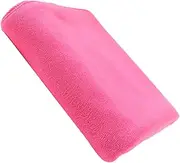 Healvian Microfiber Towels Quick-drying Highly Absorbent Washcloth for Hair Drying Bathing Face Cleaning and Car Wiping Pink Durable Material