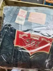 Levis Boys Jeans Size 16 Reg 28x28 Blue 502 Regular Fit Tapered Distressed Denim
