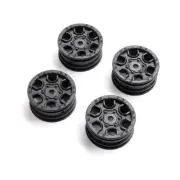 Axial AXI40006 1.0 Ford Bronco Wheels, Black 4pcs: SCX24 Axial