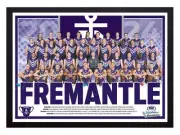 Framed 2024 Fremantle Dockers AFL Football Poster - 45cm x 32cm x 3cm