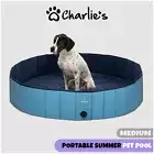 Charlie'S Fun Pet Dog Cat Portable Durable Summer Pool Outdoor Bathtub Medium