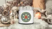 Star Of David | Jewish Memorial Candle | Hanukkah Celebration Candle | Sympathy