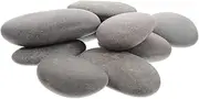 Hohopeti 20pcs Natural River Stones Creative Pebble DIY Painting Stones for Boys and Girls Crafts