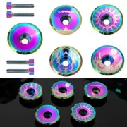 Lightweight Oil Slick Headset Stem Top Cap for Unthreaded Steerer Tubes