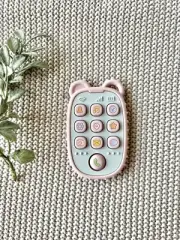 BABY TODDLER SILICONE SMART PHONE POP IT BABY SHOWER GIFT TOY TEETHER BPA FREE