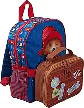 Paddington Bear Boys & Girls School Backpack Kids Rucksack + Detachable Insulated Lunch Box Bag Suitcase Look