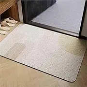 Welcome Mat Non-Slip Door Mats Outdoor Catches Dirt Quickly, Easy to Clean for Front Door, Indoor