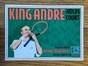 Vintage 2004 Andre Agassi US Open American Express AMEX Tennis Postcard RARE