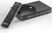 Kinhank 8K UHD Media Player Compatible with Dolby Vision, Atmos, DTS X, HDR10+, 8K@60fps BD ISO, 4+64G Android TV Box, Mounting Film Poster Board, S928X-K, WiFi 6, BT 5.2, Gigabit Ethernet, USB 3.0