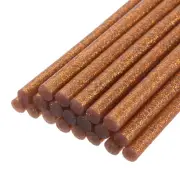 30pcs Mini Hot Glue Gun Sticks 4" x 0.28" for Glue Gun, Glitter Bronze