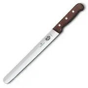 Victorinox Slicing 30cm Knife Round Plain Edge Wood Handle 5.4200.30