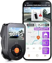 Vantrue S1 Pro 1CH 5G WiFi 2.7K Front Dash Cam with ADAS, PlatePix, STARVIS 2 Night Vision, 1440P 60fps Hidden Dash Camera for Cars, Car Camera w/HDR, Optional LTE GPS, 24H Parking Mode, 1TB Support