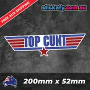 Top C*nt Sticker Funny Laptop Car Window Bumper 4x4 Decal JDM Aussie ARB Cute