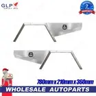 Pair Aluminium Underbody Tray Toolbox 780MM Flat Plate Ute Undertray +Mud Guards