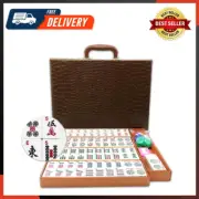 American Mahjong Game Set 166 White Engraved Tiles for Western Mah Jong