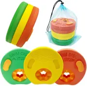 Kids Swimming Armbands Arm Float Discs for Pool, EVA Foam Floating Sleeves, Arm