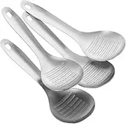 PRETYZOOM 4pcs Stainless Steel Multi Purpose Grater Spoon for Garlic Ginger and Fruits Compact Kitchen Gadget for Efficient Grating and Easy Scooping Home and Travel Use