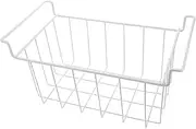 HEALEEP Metal Freezer Storage Basket Hanging Design for Deep Freezer Organization Maximize Storage Space Fits Freezers Efficiently Separate Items for Kitchen