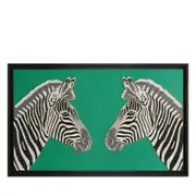Jonathan Adler Zebra Beaded Art