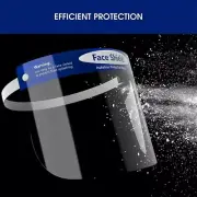 50x Pieces Safety Full Face Shield Reusable Washable Protection Anti-Splash