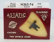 ASTATIC Phonograph Needle, N363-7d, EA2224 PS-161 A-525D W-365STD 737D 2752D