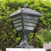 在飛比找樂天市場購物網優惠-墻頭燈柱頭燈門柱燈別墅歐式庭院燈花園LED大門燈戶外防水圍墻