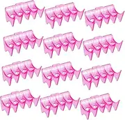 minkissy Hair Rollers Storage Stand 12pcs Hair Curling Tools Rack Stylish Hair Perm Rods Holders for Salon Modern and Heatproof Curling Rod Stands