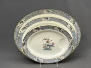 3 Theodore Haviland Limoges Rajah Pheasant Platters with Wells; 16", 14", 12.5"