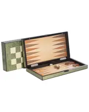 Bey-Berk Backgammon Chess & Checkers Set