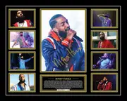 NIPSEY HUSSLE FAREWELL Signed Limited Edition Photo Memorabilia Wooden Frame