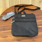 Baggallini Crossbody Black Bag Purse RFID Blocking Zipper Lightweight